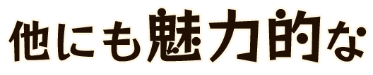 他にも魅力的な